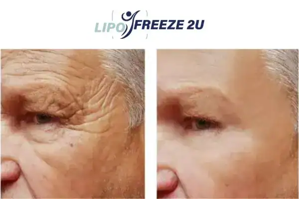 Mens before and after Morpheus 8 Hitchin results.